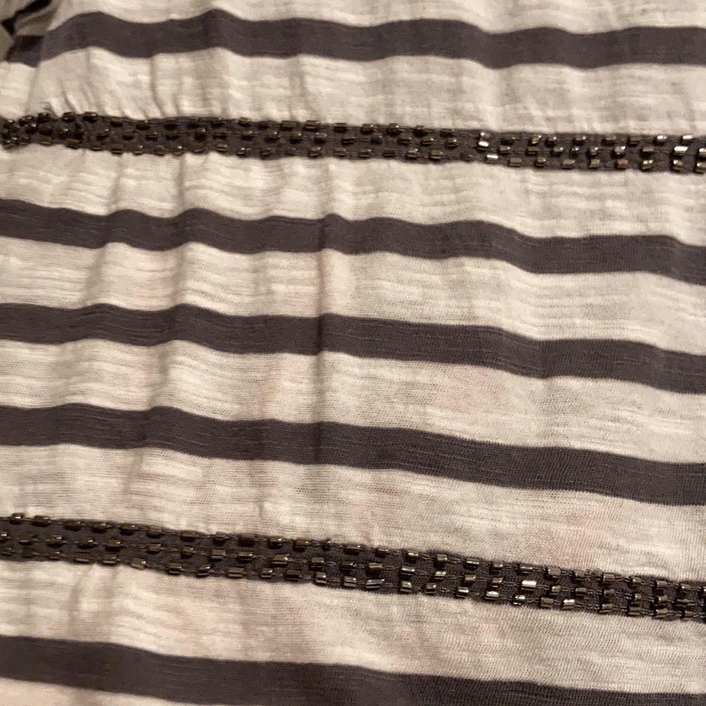 💚💚 LOFT Women’s Striped Blouse (NWT) size M - Picture 2 of 7